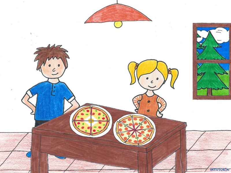 Spiel 4 - Wer isst das größere Stück?