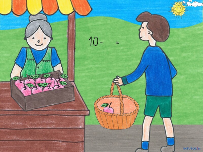 Spiel 2 - Subtraktion Obst 2