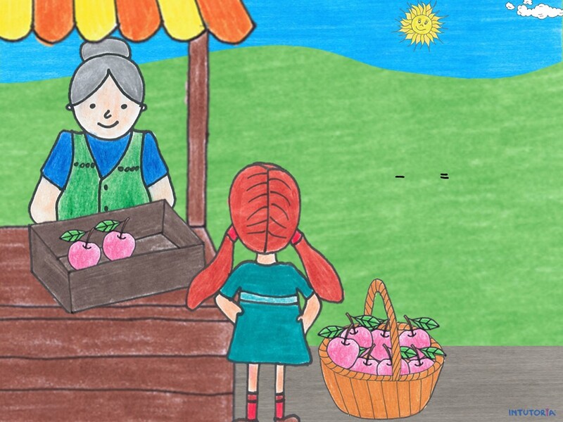 Spiel 3 - Subtraktion Obst 3