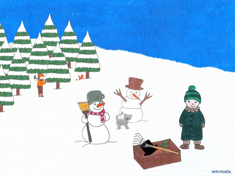 Spiel 1 - Schneemann