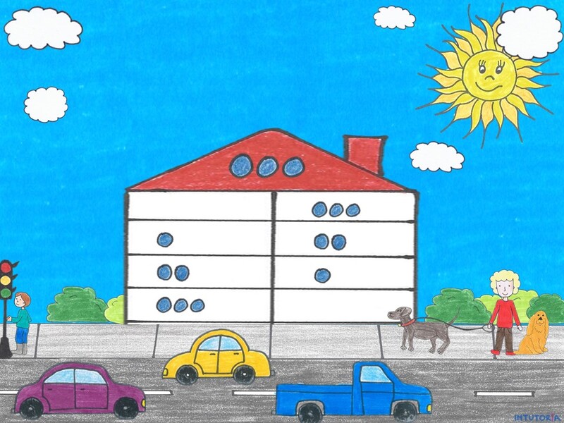 Spiel 10 - Zahlenhäuser mit Perlen 1