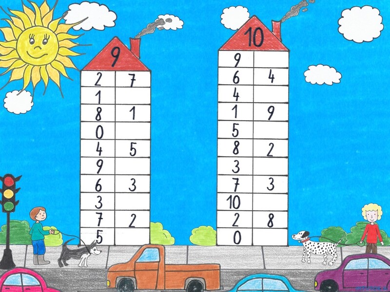 Spiel 14 - Zahlenhäuser 3