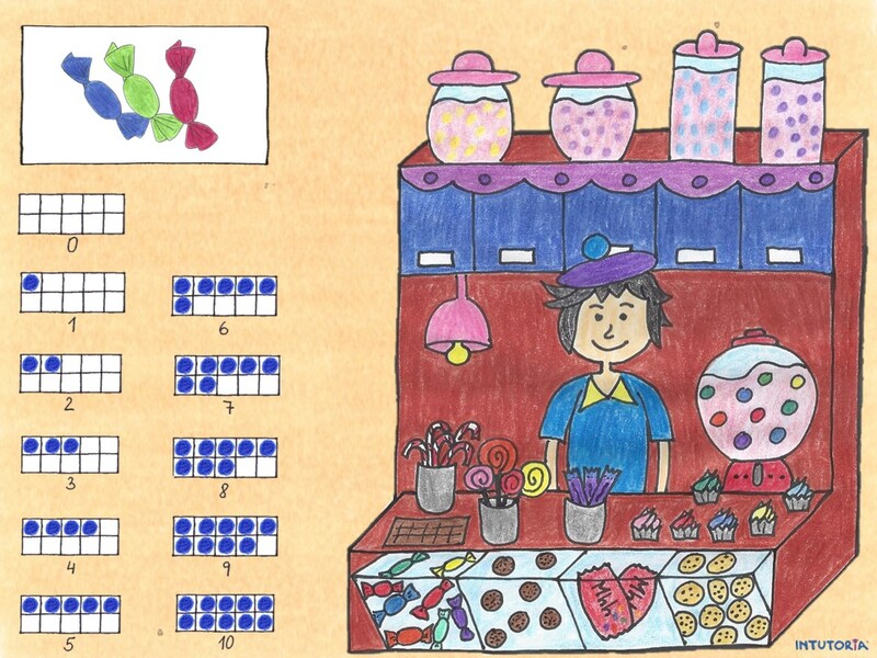 Spiel 9 - Zähle die Süßigkeiten 1